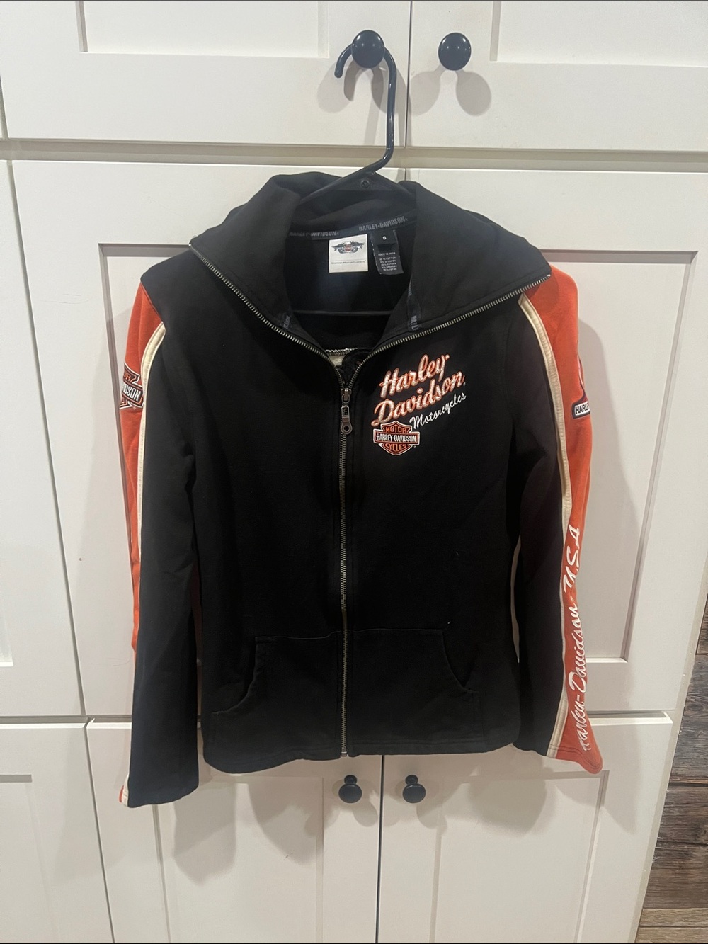 Vintage Harley-Davidson Women's Cotton Spandex Full-Zip Jacket size S